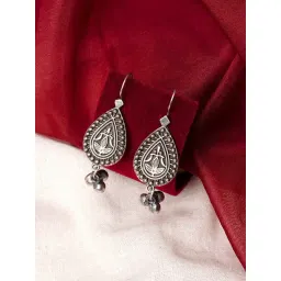 Teejh Annapurna Black Drop Earrings for Women-picture-16