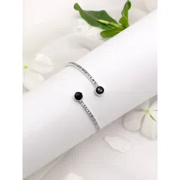 Teejh Bhamini Black Silver Oxidized Bracelet for Women-picture-11