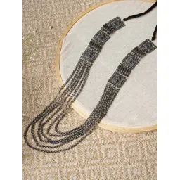 Teejh Ethnic Garul Silver Oxidized Necklaces for Women-picture-10