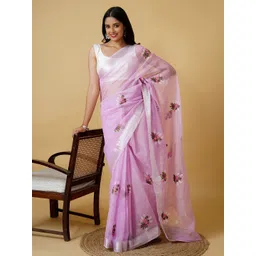 TEEJH Floral Embroidered Supernet Kota Saree-picture-21