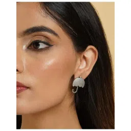 Teejh Silver Oxidized Canopy Earrings-picture-16