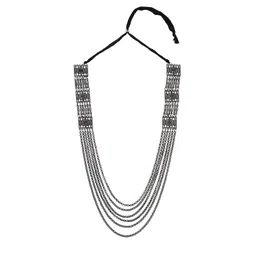 TEEJH Silver-Plated Layered Necklace-picture-11