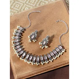 TEEJH Stone Studded & Beaded Jewellery Set-picture-22