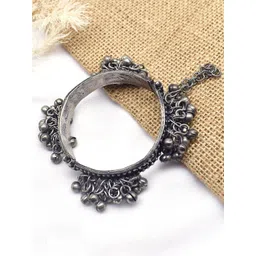 TEEJH Women Oxidised Silver-Plated Bangle-Style Bracelet-picture-39