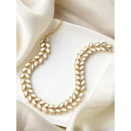 Teejh Zareen Gold & Mirror Princess Necklace-picture-24