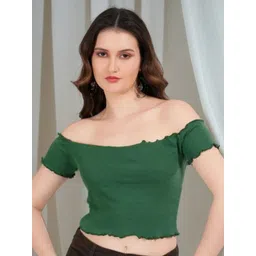 TEEMOODS Women Off-Shoulder Cotton Tank Crop Top-picture-14