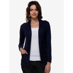 TEEMOODS Women Open Front Full Sleeves Shrug-picture-12