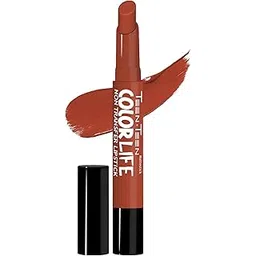 TEEN TEEN Color Life Nontransfer Crayon Lipstick | Matte Finish with Built-in Primer | Waterproof & Long Lasting Lip Color | Smudge-Proof, Fade-Resistant Formula | Brown Sugar, 2gm-picture-54