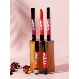 TEEN TEEN COSMETICS Color Life Long Lasting Matte Lipstick & Primer- 2g- Plumful-Cheer 02-picture-37