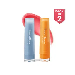 TEEN TEEN COSMETICS Set Of 2 Blue Berry & Orange Long Lasting Lip Balm - 4 g Each-picture-16