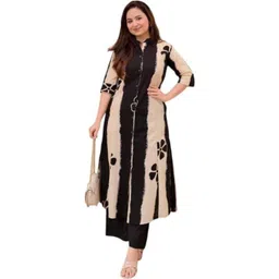 TEENA FASHION Women Floral Printed Regular Kurta with Palazzos-picture-36