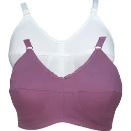 teenager Pack of 2 Women Full Coverage Non Padded Bra-picture-23