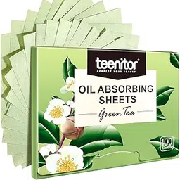 teenitor Oil Blotting Sheets, 100 Green Tea Absorbing Tissues, Large 10cmx7cm Blotters-picture-39