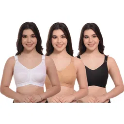 teenplus Pack of 3 Women Everyday Non Padded Bra-picture-16