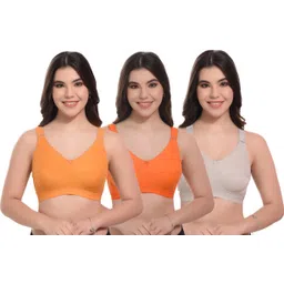 teenplus Pack of 3 Women Everyday Non Padded Bra-picture-15