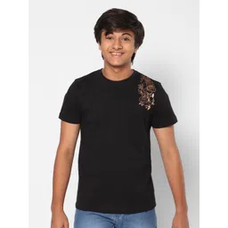 TeenTrums Boys Floral Printed Cotton T-shirt-picture-44