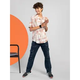 TeenTrums Boys Graphic Printed Oversized Cotton Casual Shirt-picture-53