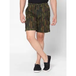 TeenTrums Boys Green Camouflage Shorts-picture-39
