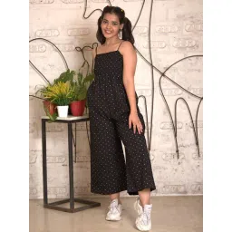 TeenTrums Girls Black Printed Jumpsuit-picture-26