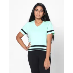 TeenTrums Girls Green Solid Top-picture-40