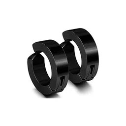 Teeragaj Unisex Stainless Steel Circular Hoop Earrings-picture-20