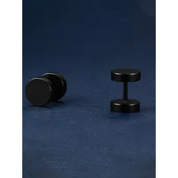 Teeragaj Unisex Stainless Steel Circular Shaped Double Sided Studs-picture-26