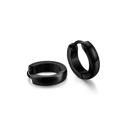 Teeragaj Unisex Stainless Steel Circular Shaped Hoop Earrings-picture-24