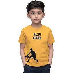 TeeSlix Boys Printed Cotton Round Neck Tshirts-picture-51