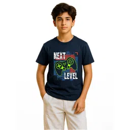 TeeSlix Kids Blue Tshirts-picture-53