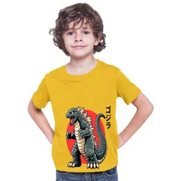 TeeSlix Kids Yellow Tshirts-picture-34