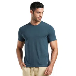 TEGO Men Moisture Wicking Solid Round Neck Bamboo Slim Fit T-shirt-picture-20