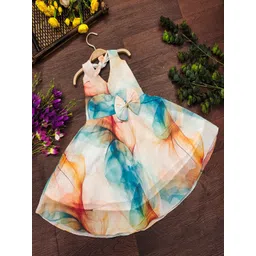 Tejam Floral Print Georgette Fit & Flare Dress-picture-18