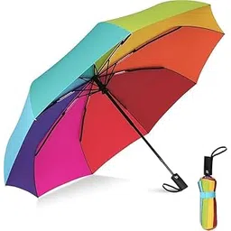 tekcool Umbrella, UV Big Size Umbrella for Sun Protection Rain Windproof Strong large 3 fold for men women kids boys girls Perfect small & stylish Windproof & Compact-picture-18