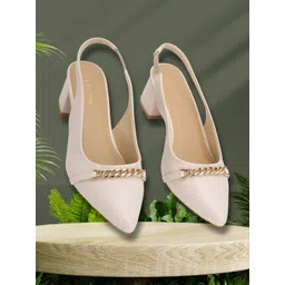 T.ELEVEN Women Block Heels Pumps-picture-19