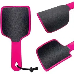 TEMPERIA (1pc) Foot Scrubber for Dead Skin - Double Sided Pedicure Kit for Women - Feet File Scrub Tools, Heel Scraper Filer & Leg Cleaner Brush - Easy to Use (Multicolour) (HF747)-picture-36