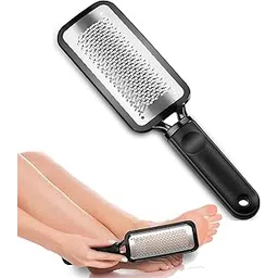 Temperia Leg, Heel & Foot Scrubber for Dead Skin - Very Sharp & Big (11 * 3 inch) - Pedicure & Feet Scrub Tools, Foot Scraper Cleaner & Filer, Callus Remover For Cracked Heels (Metal)-picture-30