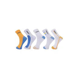 TENDSY Unisex Pack of 5 Patterned Cotton Ankle Length Socks-picture-15