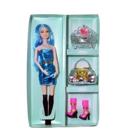 tenmar Foldable Doll with Long Hair for Kidsd001 (Multicolor)-picture-39