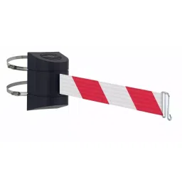 Tensator Black Plastic Retractable Barrier 4.6m Red White Tape, 897C-33-D3-WCTE-picture-19