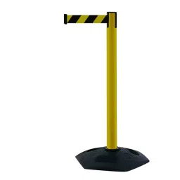 Tensator Black Yellow Plastic Rubber Retractable Barrier 3.65m Yellow/Black Tape, 886T-35-D4-picture-1