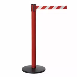 Tensator White Plastic Retractable Barrier 2.3m Red White Tape, 875T-32-D3-picture-32