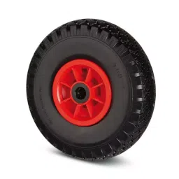 Tente Black, Red Polypropylene Roller Bearing, Wheel Centre Made of Polypropylene Trolley Wheel, 75 Kg, PNR 389/85-D25 LM74 ROUGE-picture-12