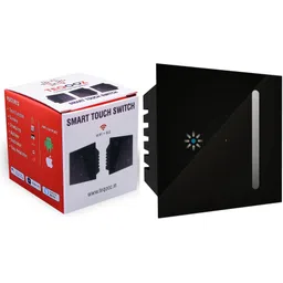 TEQOOZ Wi-Fi Touch Dimmer (Black) for Lights | Smart Life App, Alexa | Glass Finish | Smart Switch-picture-10