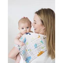 Teri Beri Baby Muslin Burp Cloth image 2