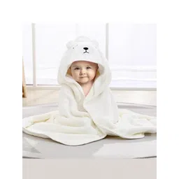 Teri Beri White Hooded Baby Towel Premium Soft Baby Bath Towel for Newborn and Infants-picture-19