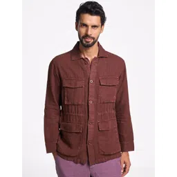 Terra Luna Men Cotton Longline Tailored Jacket-picture-40