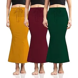 terrific style Combo Soft Lycra Blended Saree Shapewear for Women/Fishcut Fit Petticoat Saree Silhouette Shape Wear Saree-Pack of-3-picture-45
