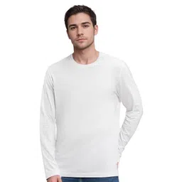TESON Men Solid Round Neck Cotton T-shirt-picture-10