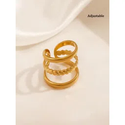 TEULRIP Gold Plated Anti Tarnish Finger Ring-picture-11