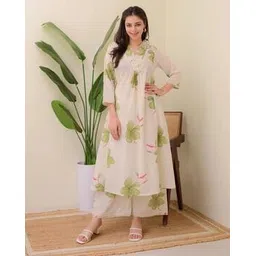 texstile Women Floral Kurta Set-picture-22